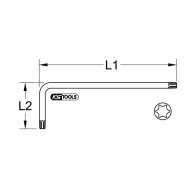 Clé mâle TORX Longue