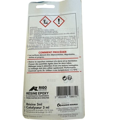 Rigo Resine Epoxy 5 minutes transparent