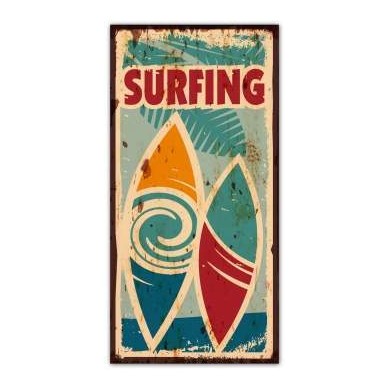 SURFPISTOL Plaque Surfing