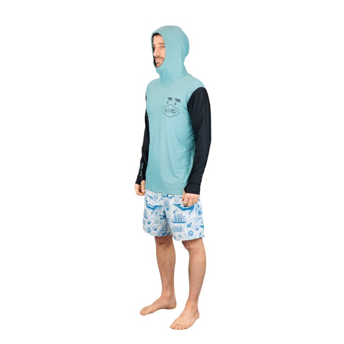 ALL IN Men Rashguard Hoodie